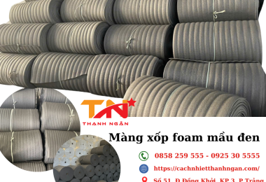 Mút Xốp PE Foam Đen Chống Sốc, Chống Nước Tại Đồng Nai