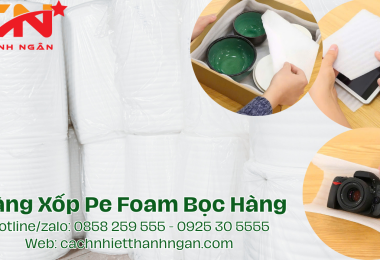 Cuộn Xốp Foam 2mm x 150m - Mút Xốp Thanh Ngân