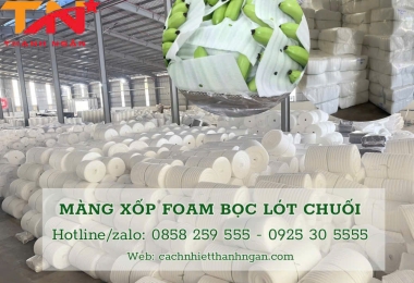 Màng Xốp Foam Bọc Lót Chuối Định Quán